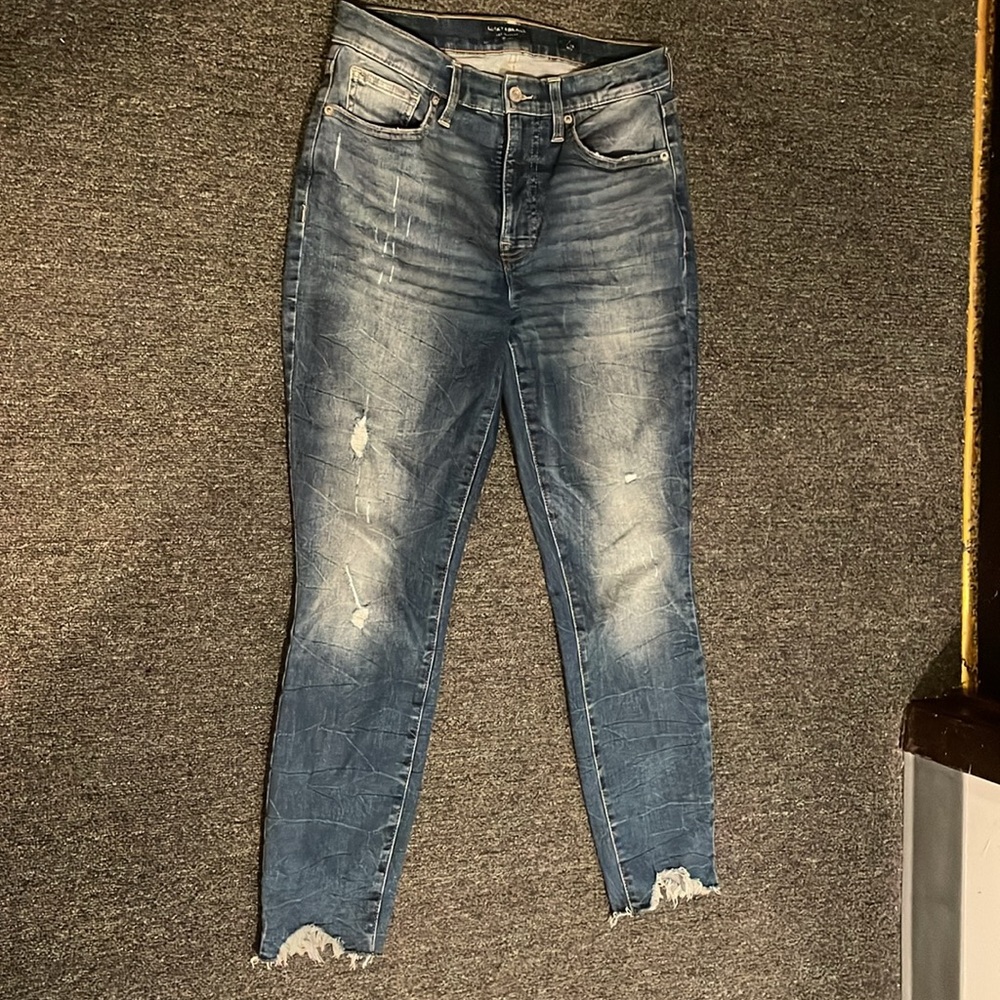 Lucky Brand Blue Ankle & Cropped Jeans